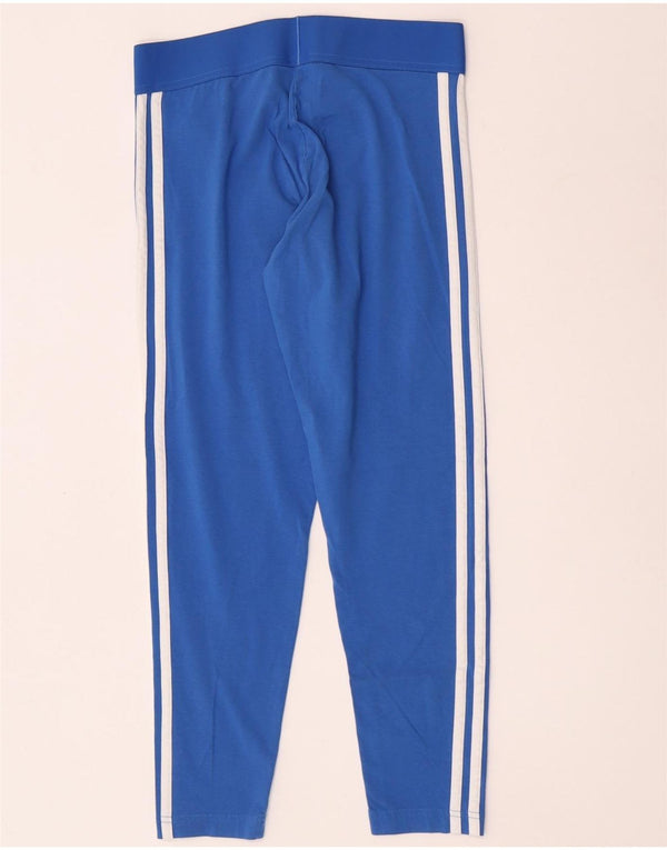 Leggings Adidas da donna UK 12/14 Cotone blu medio