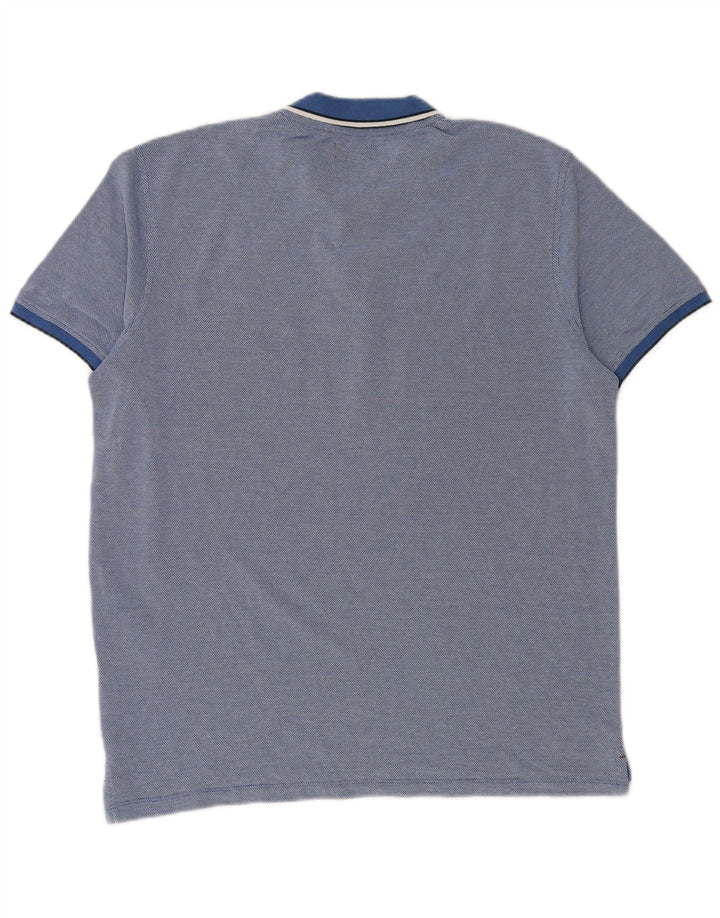 Polo da uomo Jack & Jones XL in cotone blu
