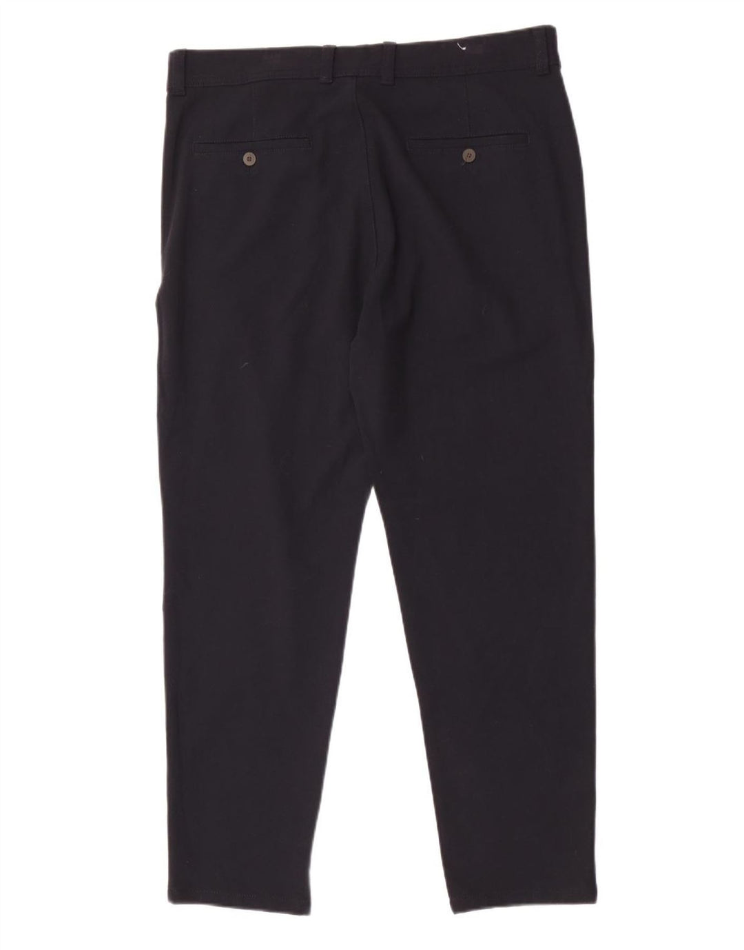 Pantaloni chino da uomo Zara EU 44 Large W34 L28 poliestere blu navy