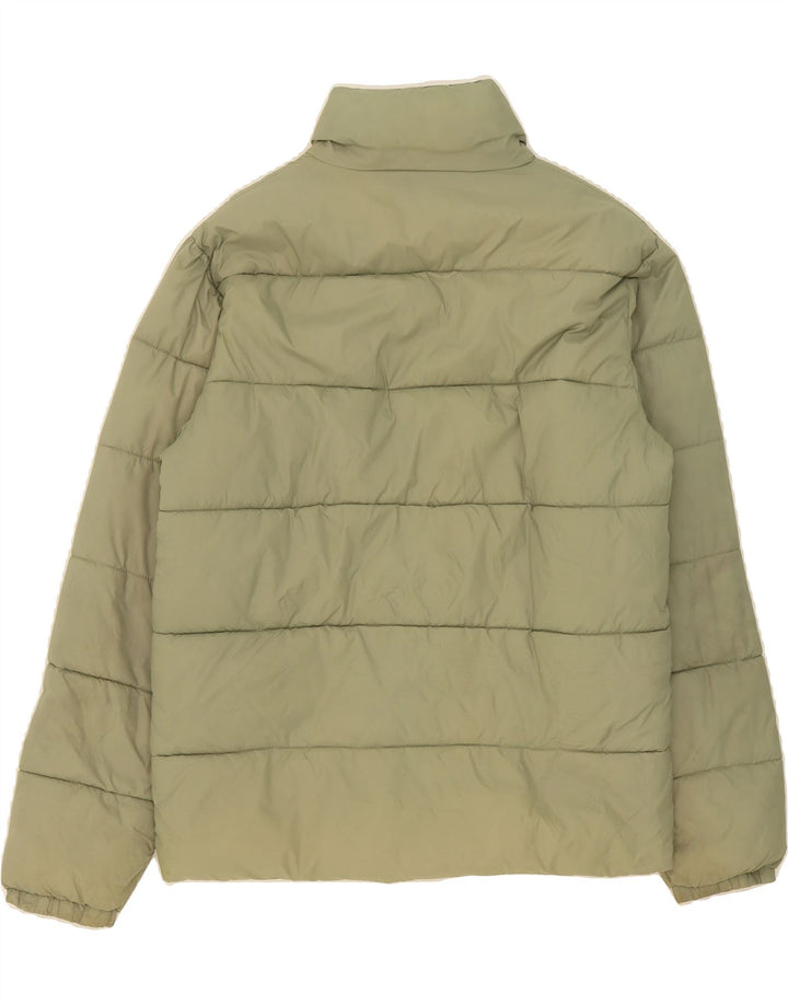 KAPPA Mens Padded Jacket UK 38 Medium Green Polyamide Vintage Kappa and Second-Hand Kappa from Messina Hembry 