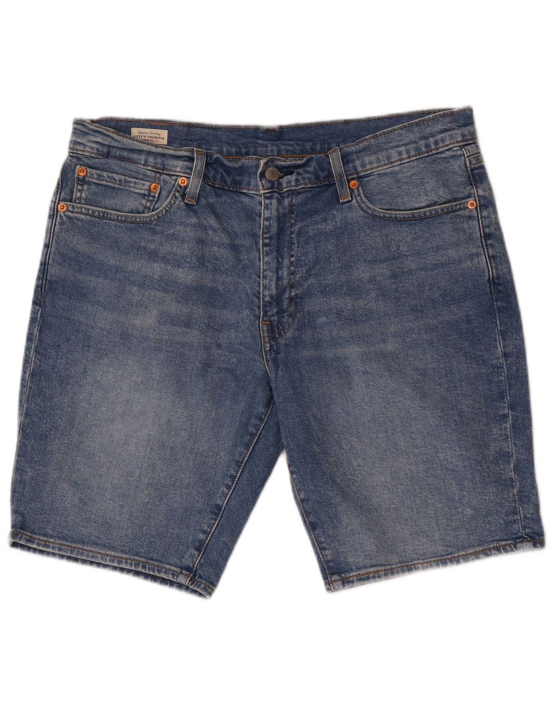 Pantaloncini di jeans slim Levi's 511 da uomo W33 blu medio