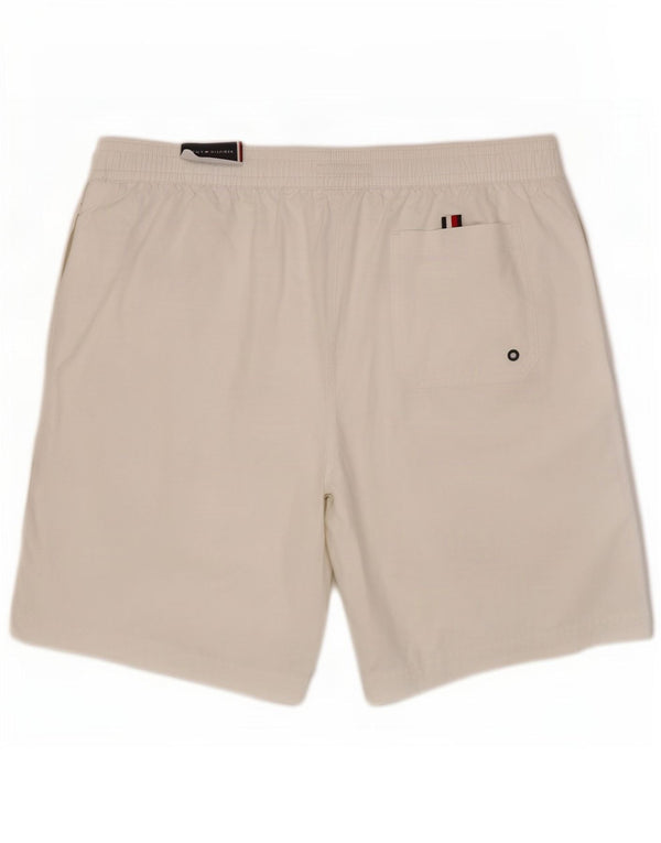 Pantaloncini da bagno da uomo Tommy Hilfiger XL nylon bianco