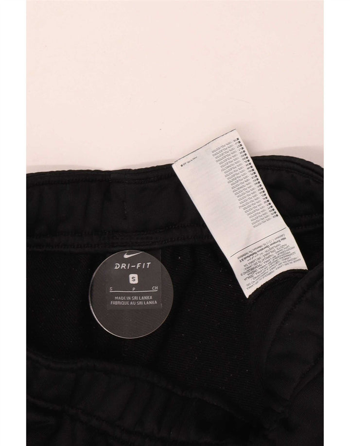 Pantaloni da tuta Nike Dri Fit da uomo piccoli in poliestere nero
