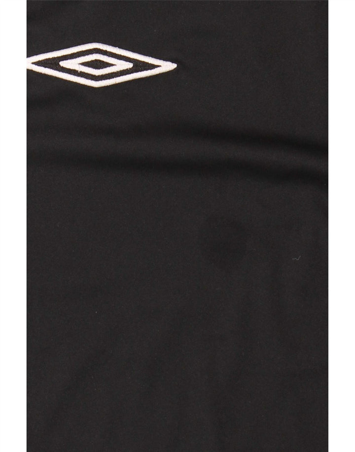 T-shirt grafica da uomo Umbro Top XL Poliestere color block nero