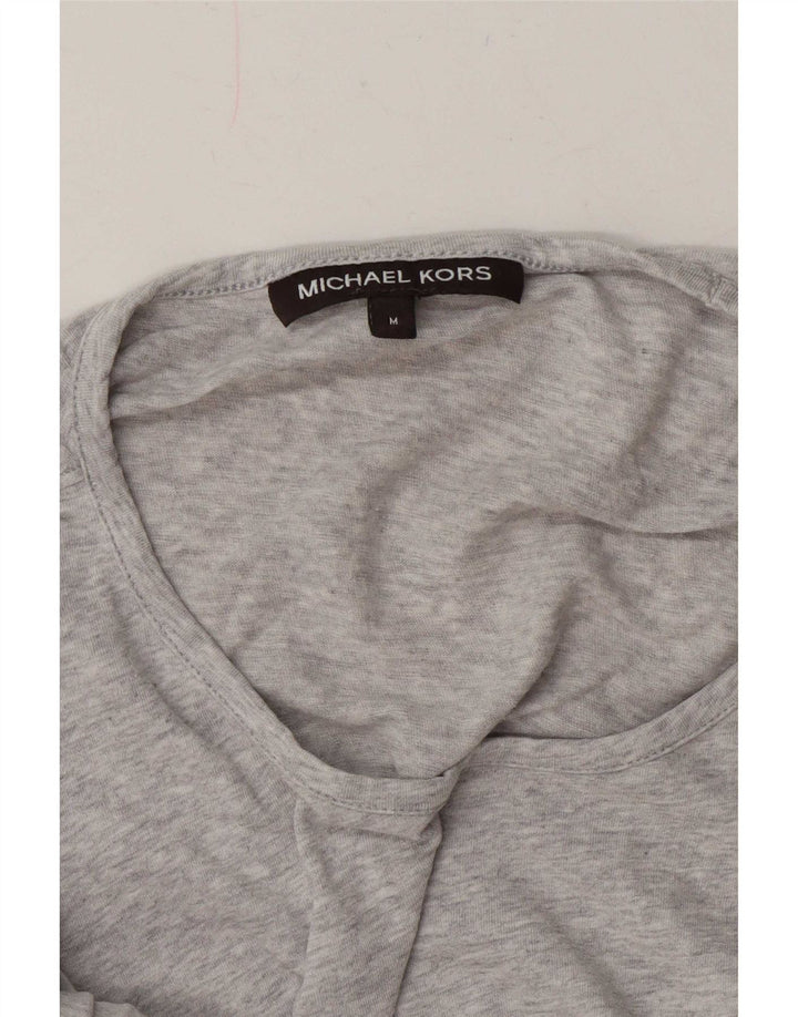 T-shirt grafica da uomo Michael Kors Top grigio medio chiazzato