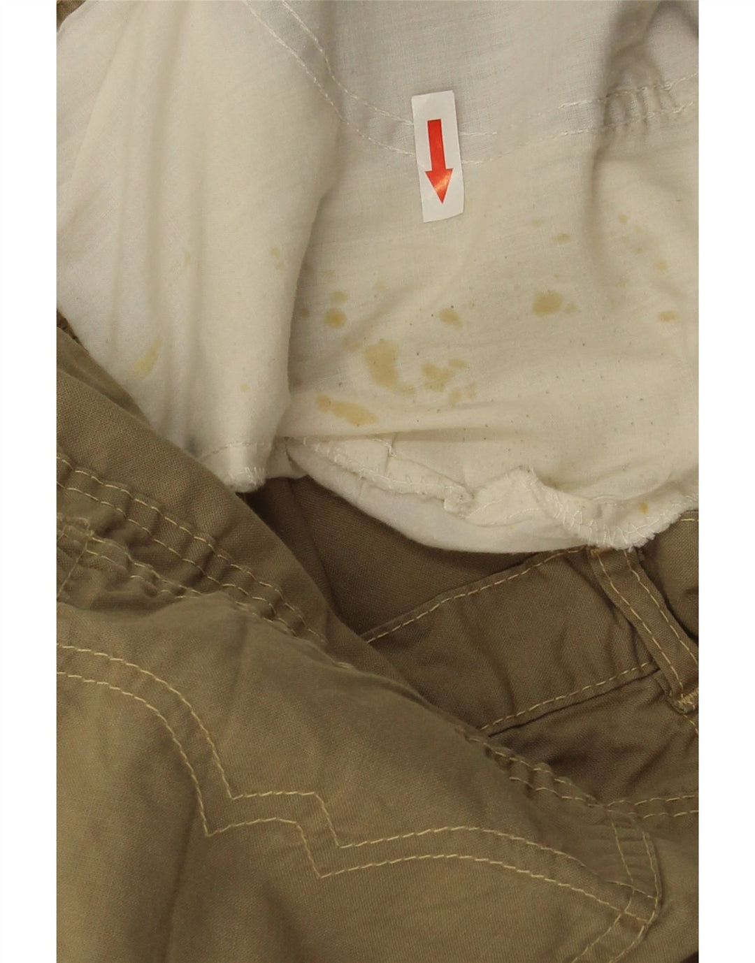 POP 84 Pantaloni casual dritti da uomo W36 L31 Cachi