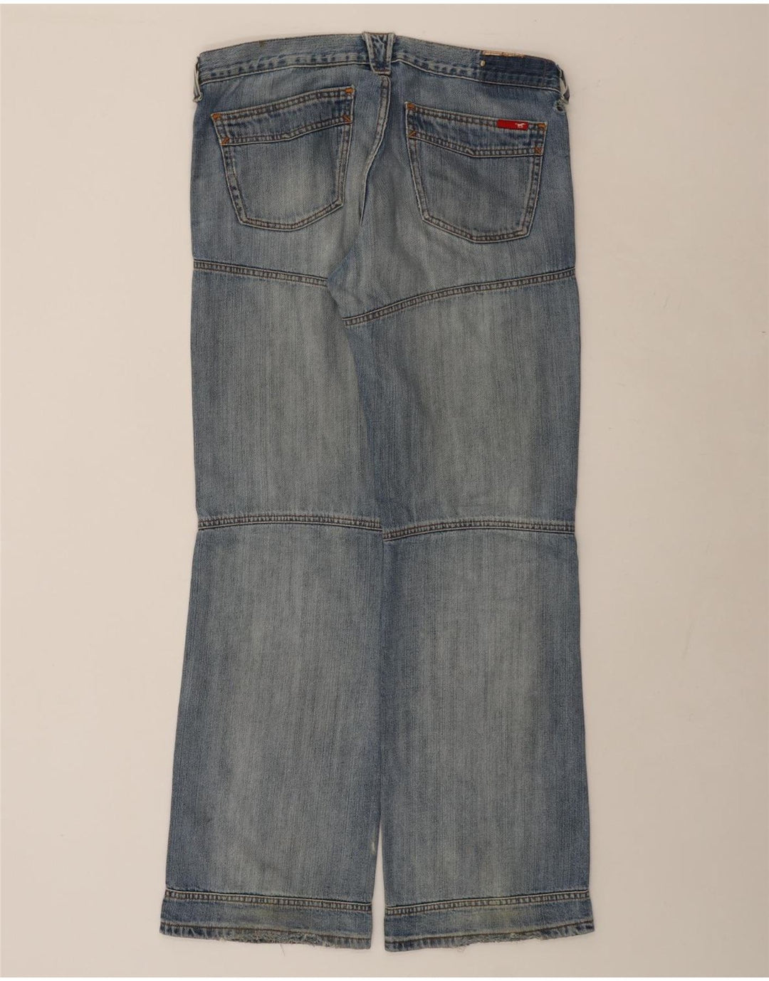 Mustang Jeans dritti da lavoro da uomo W33 L34 cotone blu