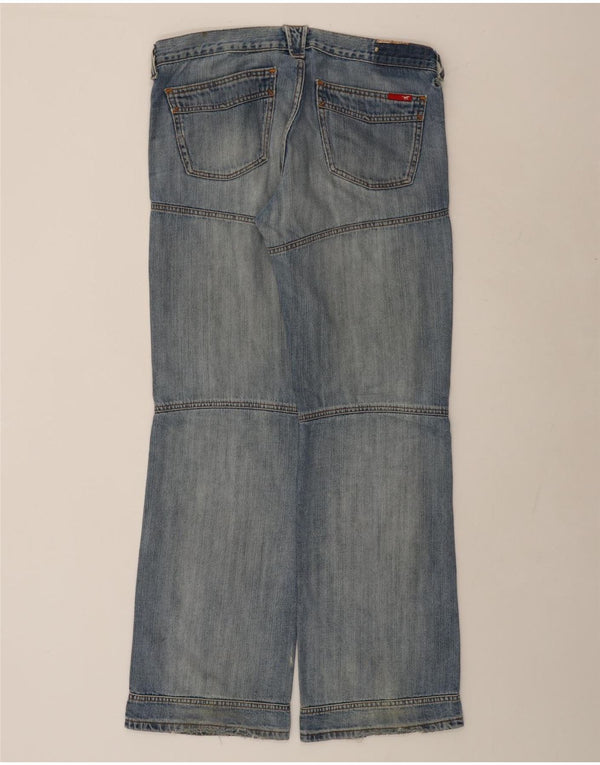 Mustang Jeans dritti da lavoro da uomo W33 L34 cotone blu