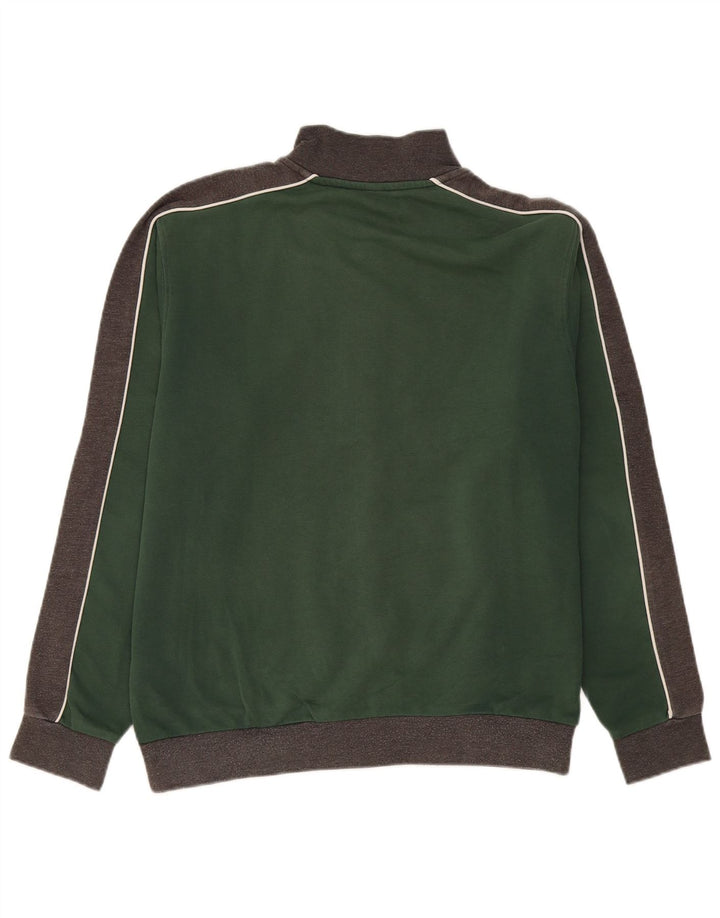 Giacca da ginnastica da uomo Arena, grande, in cotone color block grigio
