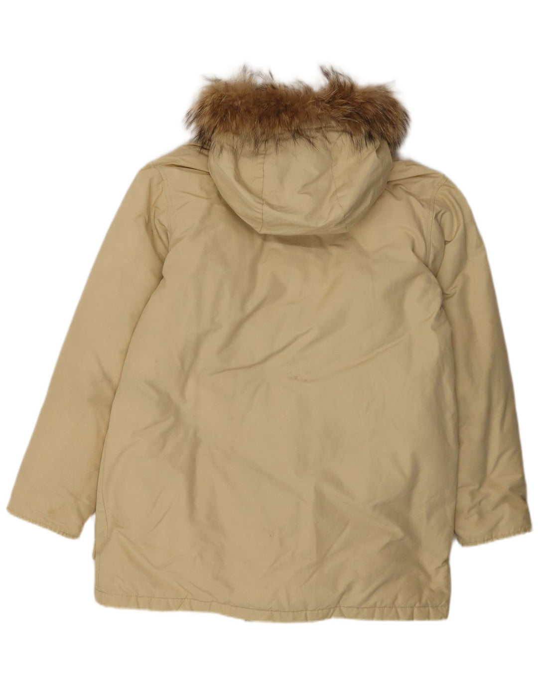 Giacca Parka imbottita con cappuccio da uomo Woolrich UK 38 Beige medio