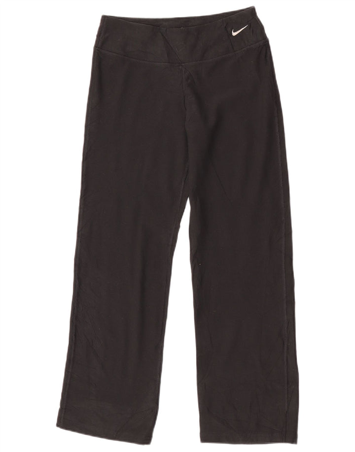 Pantaloni da tuta Nike Dri Fit da donna UK 14 Medium Nero Poliestere