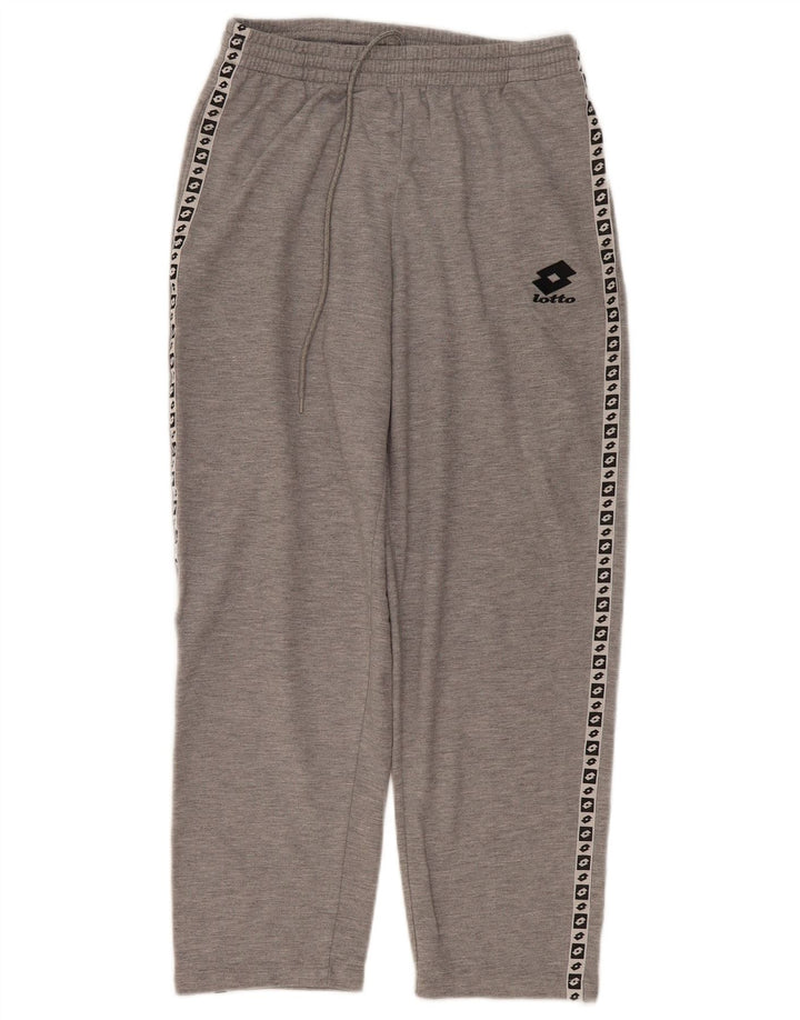 Pantaloni da tuta con grafica da uomo Lotto UK 36/38 Piccolo poliestere screziato grigio