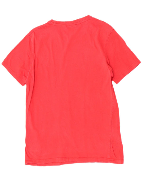 T-shirt grafica da uomo Fila Top in cotone rosso medio