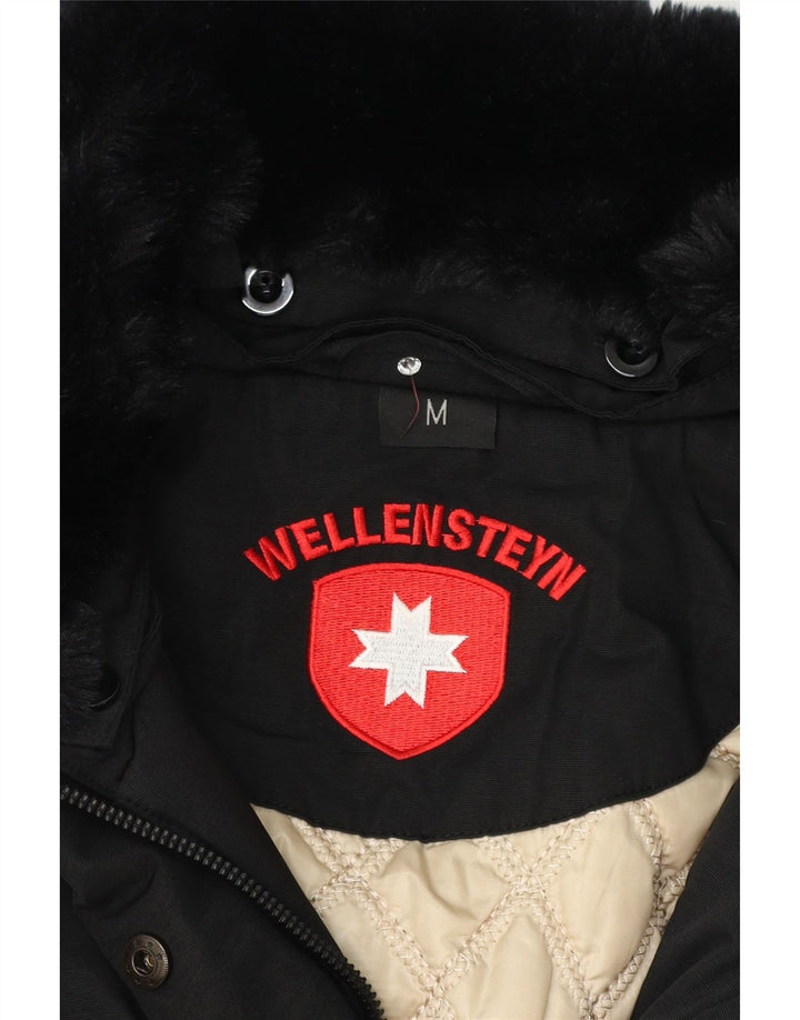 Cappotto imbottito da donna Wellensteyn UK 14 cotone nero medio