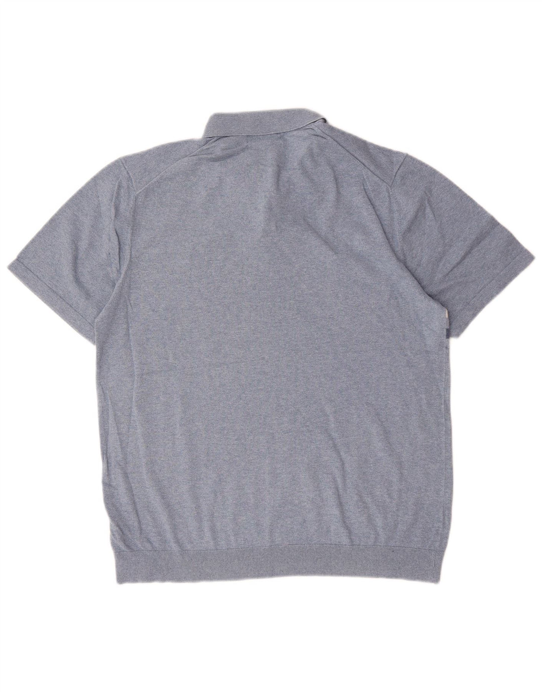 Maglione da uomo Marks & Spencer con collo alto, grande blocco di colore blu