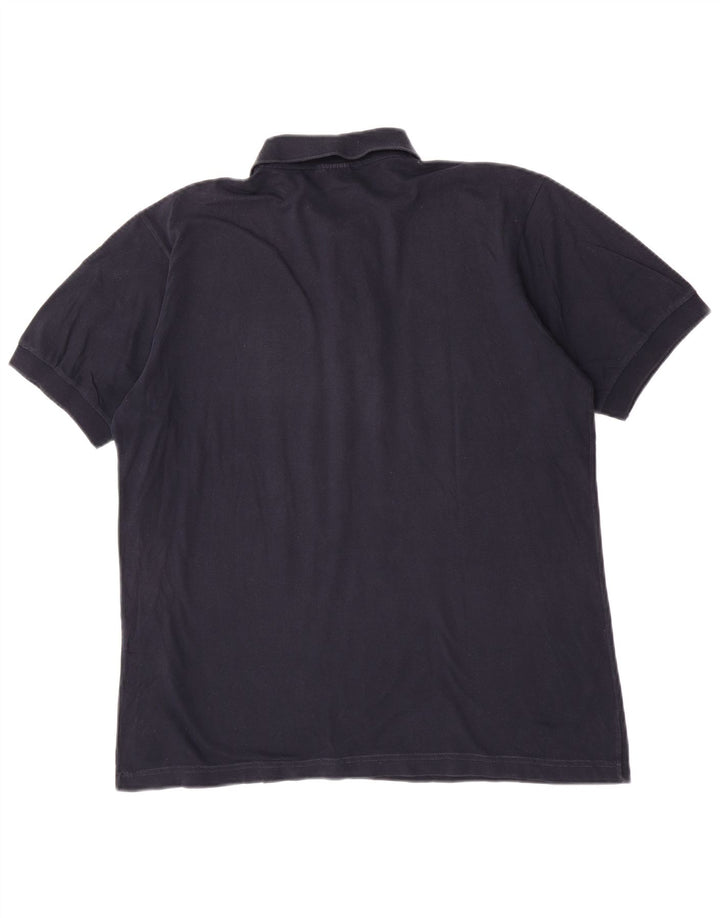 Polo Uomo Sergio Tacchini Taglia Grande in Cotone Blu Navy