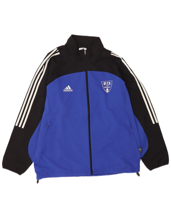 Giacca da ginnastica Adidas Climacool Graphic da uomo UK 40/42 Blu medio