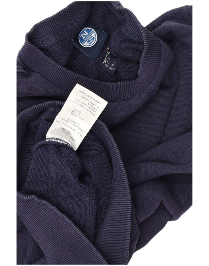 Felpa da uomo North Sails Maglione piccolo in cotone blu navy