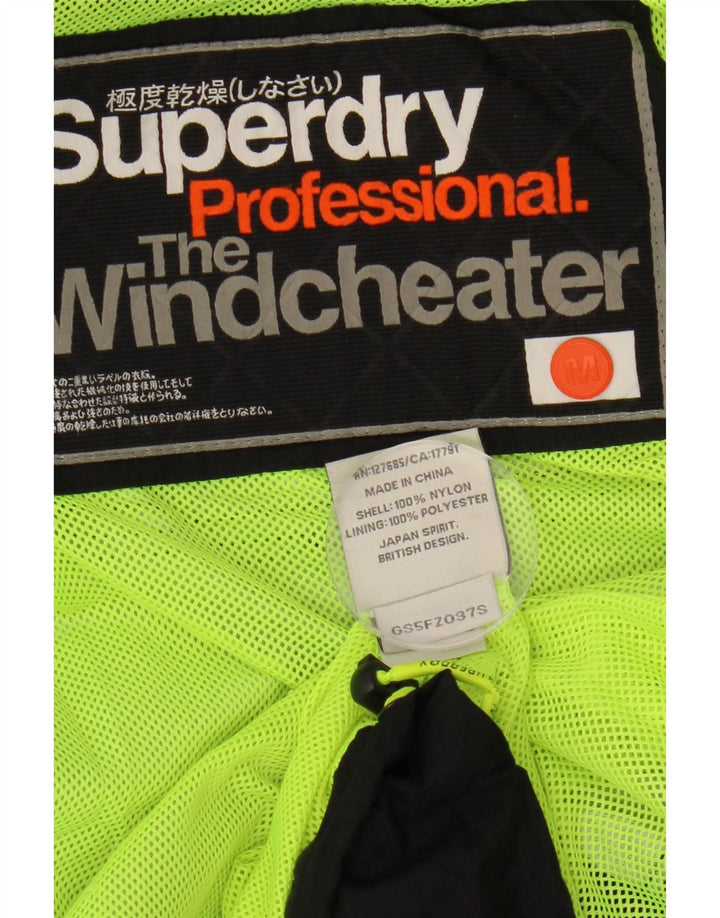 Giacca a vento da donna The Windcheater SUPERDRY UK 12 media nera