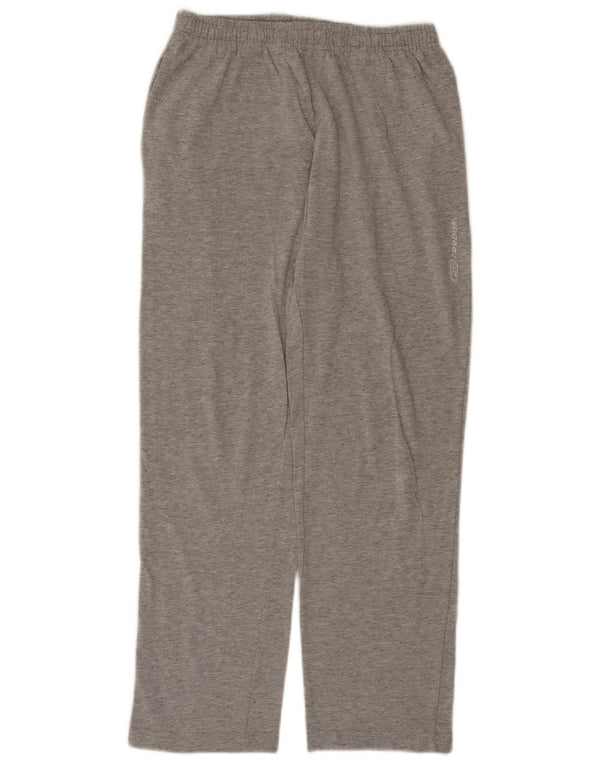 Pantaloni da tuta da uomo Reebok Small in cotone chiazzato grigio