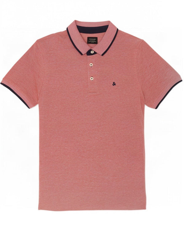 Polo da uomo Jack & Jones XS rossa in cotone