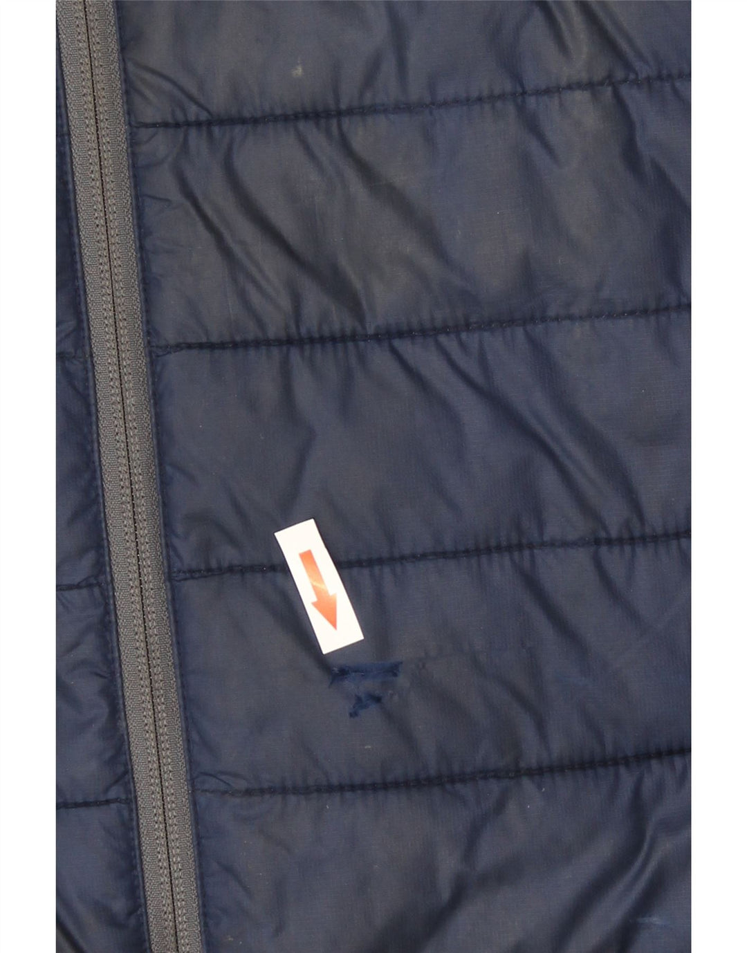 Giacca imbottita con cappuccio da uomo Columbia UK 40 Large Blu Nylon