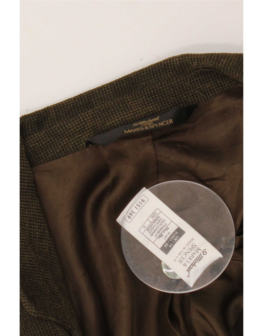 Giacca Marks & Spencer da donna St. Michael Blazer UK 16 Large Verde