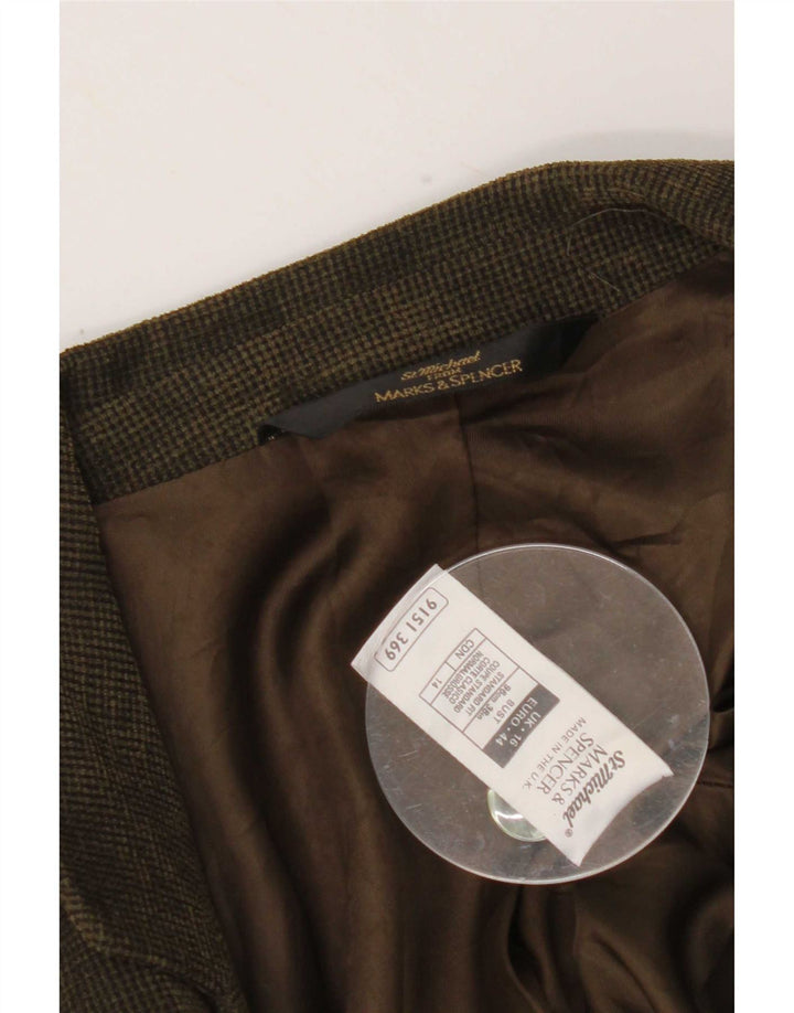 Giacca Marks & Spencer da donna St. Michael Blazer UK 16 Large Verde