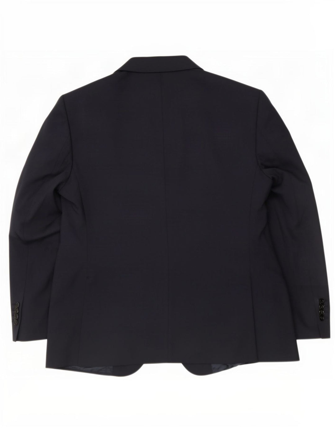 Giacca blazer corta da uomo Marks & Spencer a 2 bottoni UK 44 2XL Blu navy