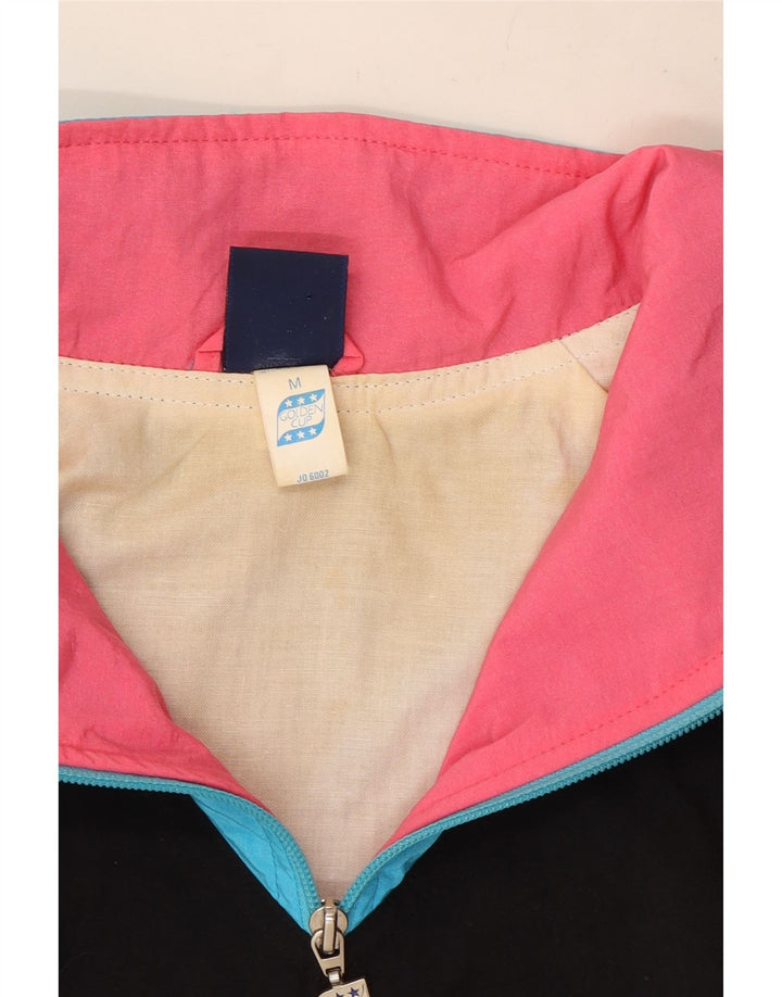 Giacca da tuta da uomo vestibilità ampia Golden Cup, colore nero medio