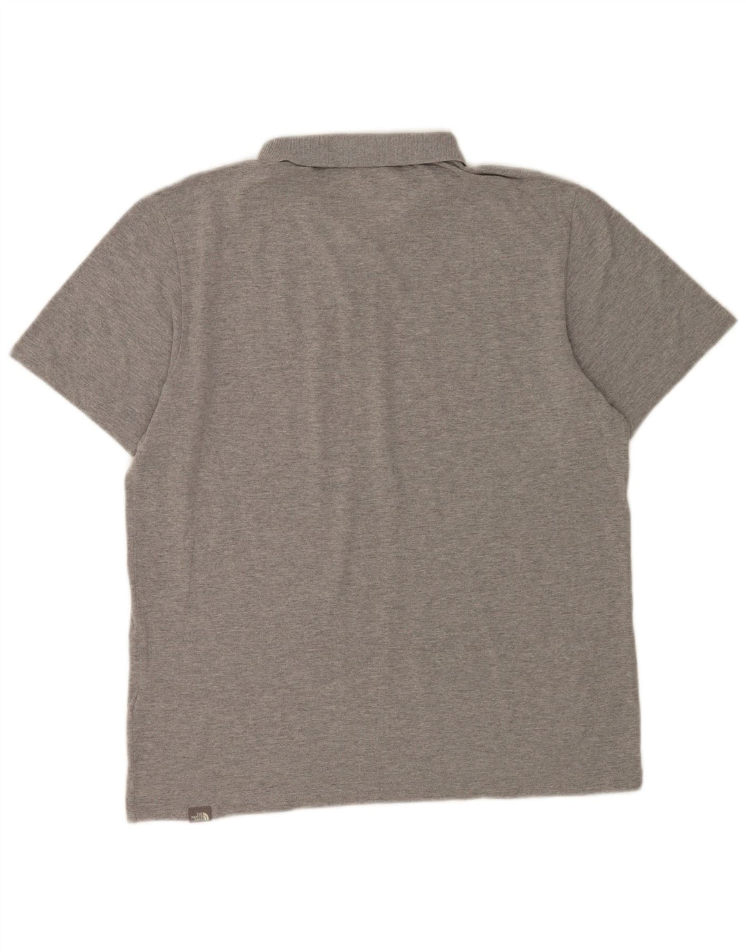 Polo da uomo The North Face grande in cotone grigio