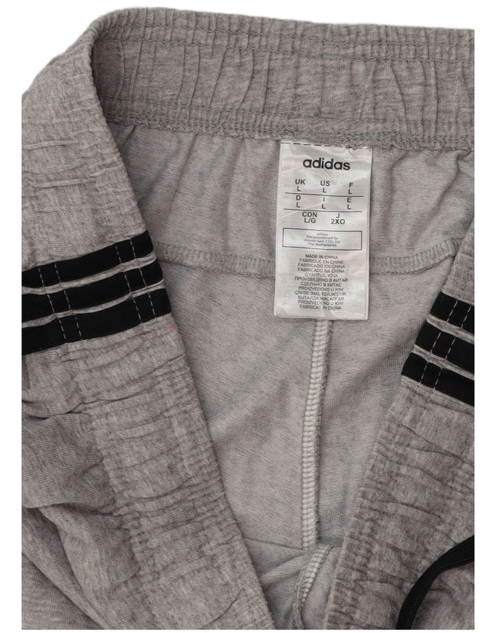 Pantaloni da tuta da uomo Adidas UK 16 grandi in cotone grigio