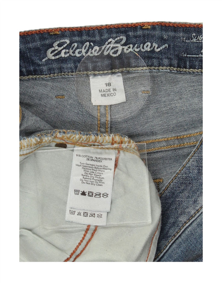 EDDIE BAUER Womens Slightly Curvy Bootcut Jeans US 18 2XL W38 L31 Blue Vintage Eddie Bauer and Second-Hand Eddie Bauer from Messina Hembry 