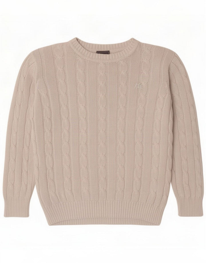 Maglione Kappa da uomo con scollo a barchetta piccolo bianco