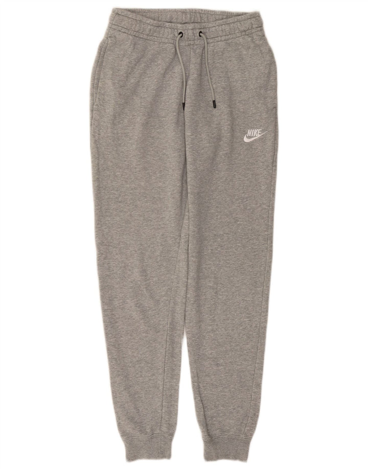 NIKE Pantaloni da tuta da donna Joggers UK 4 XS Cotone chiazzato grigio