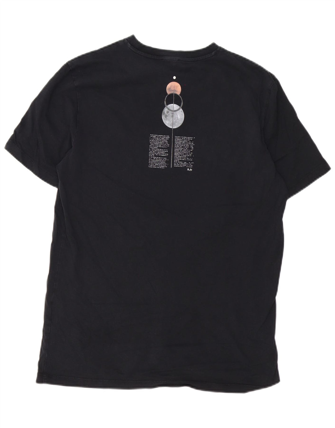 T-shirt grafica da uomo Liu Jo Top piccola nera