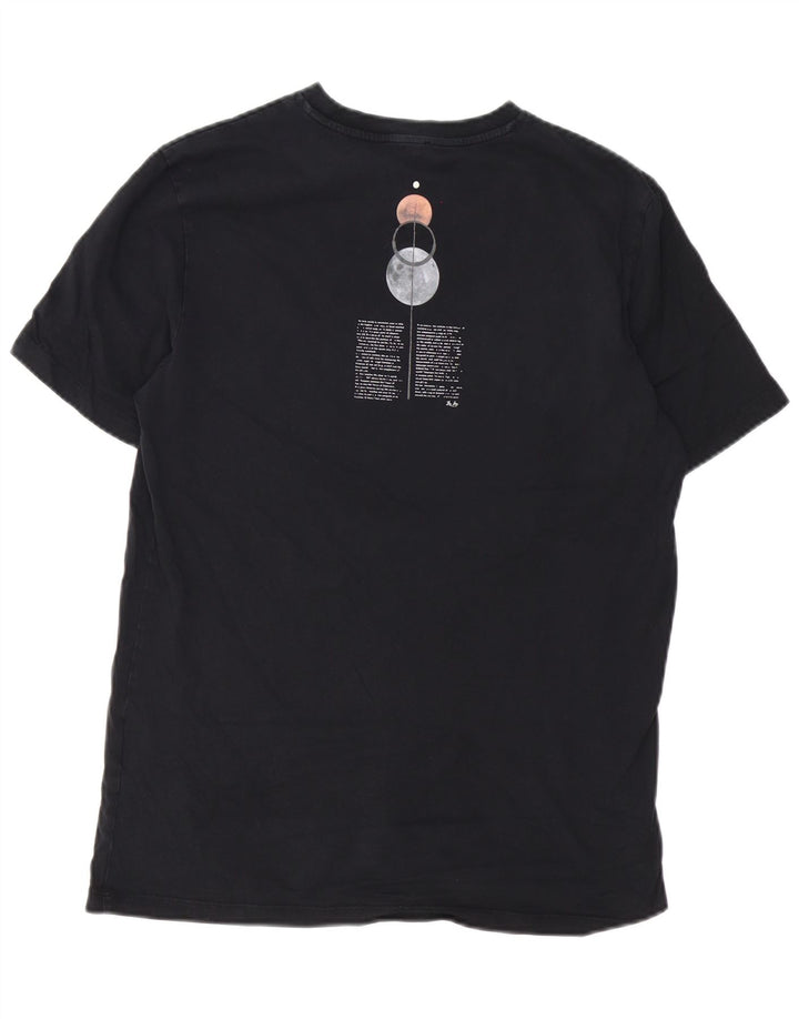 T-shirt grafica da uomo Liu Jo Top piccola nera