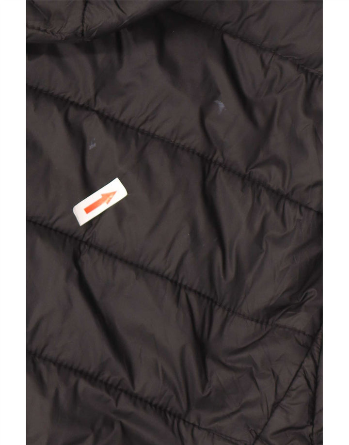 Giacca imbottita con cappuccio da uomo Hugo Boss UK 44 2XL Poliammide nera