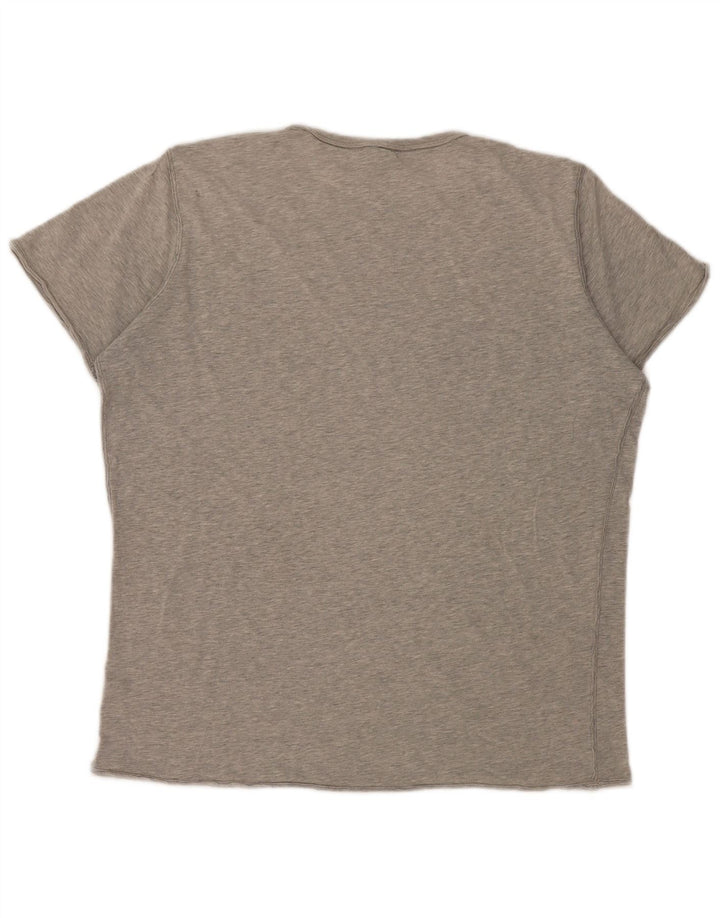 T-shirt grafica da uomo Diesel Top grande grigio chiazzato