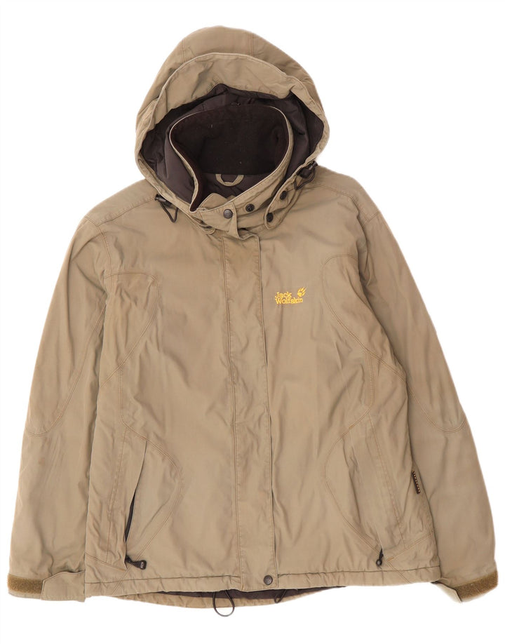 Giacca a vento da donna JACK WOLFSKIN UK 12 Colorblock beige medio