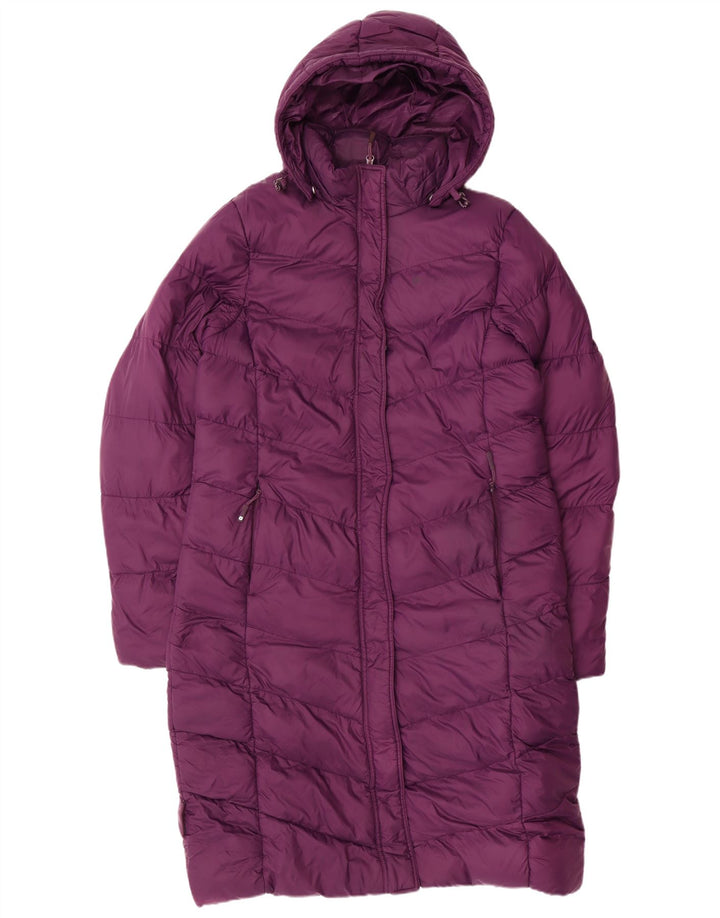 MOUNTAIN WAREHOUSE Cappotto imbottito con cappuccio da donna UK 16 Piccolo nylon viola