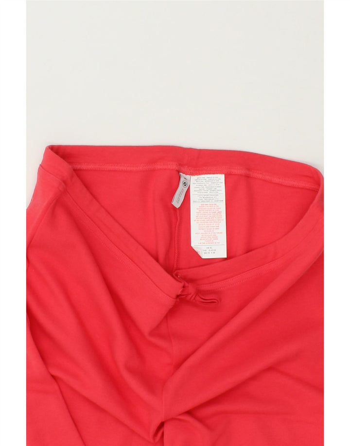 LOTTO Womens Leggings UK 18 XL  Red Cotton Vintage Lotto and Second-Hand Lotto from Messina Hembry 