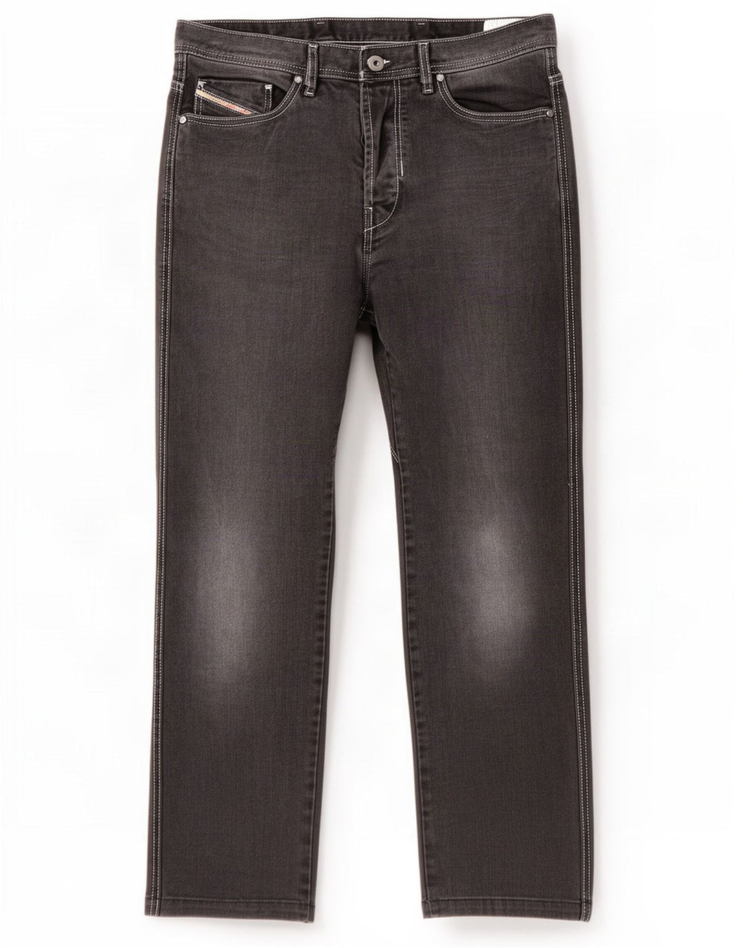 Diesel Uomo Thaye Slim Jeans W34 L32 Cotone Grigio