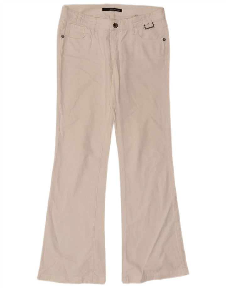 Jeans Bootcut da donna Atos Lombardini W30 L31 cotone bianco