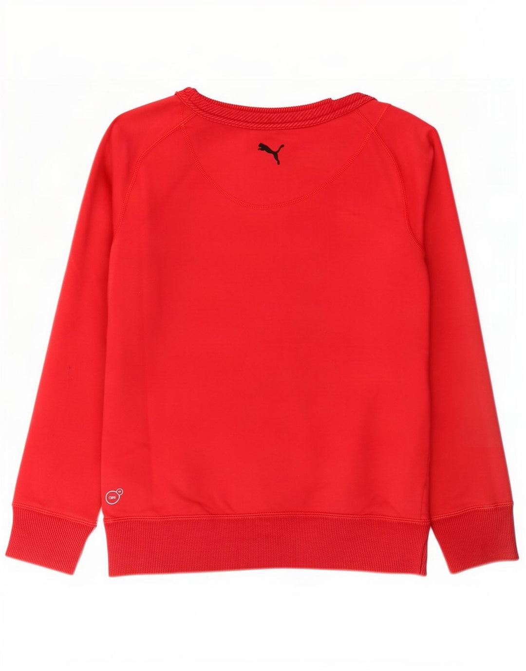 Felpa grafica da donna Puma Jumper UK 10 Small Red Cotton