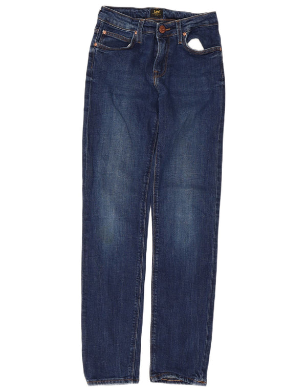 Jeans dritti Elly da donna Lee W24 L28 cotone blu