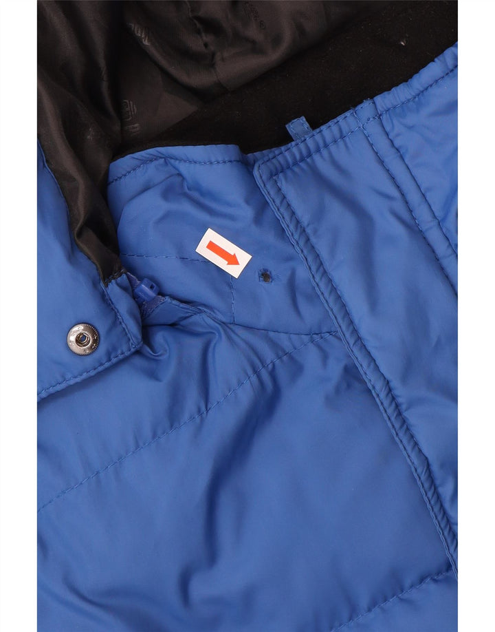 Giacca imbottita con cappuccio Timberland per ragazzi 9-10 anni in poliestere blu