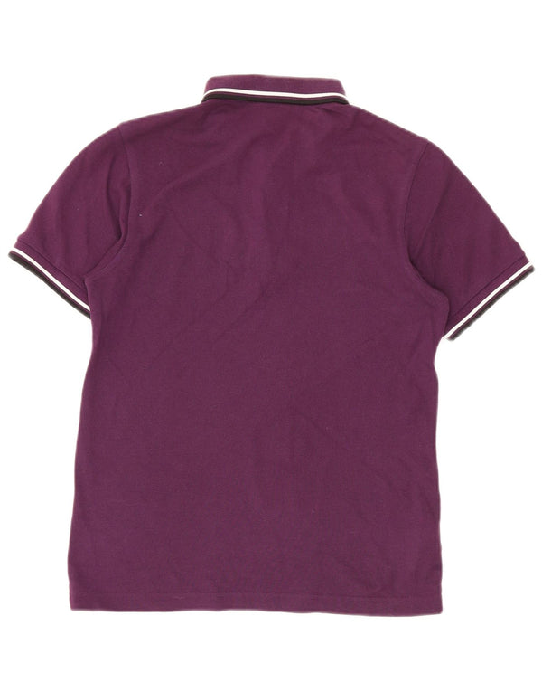 Polo da uomo slim fit Fred Perry piccola in cotone viola