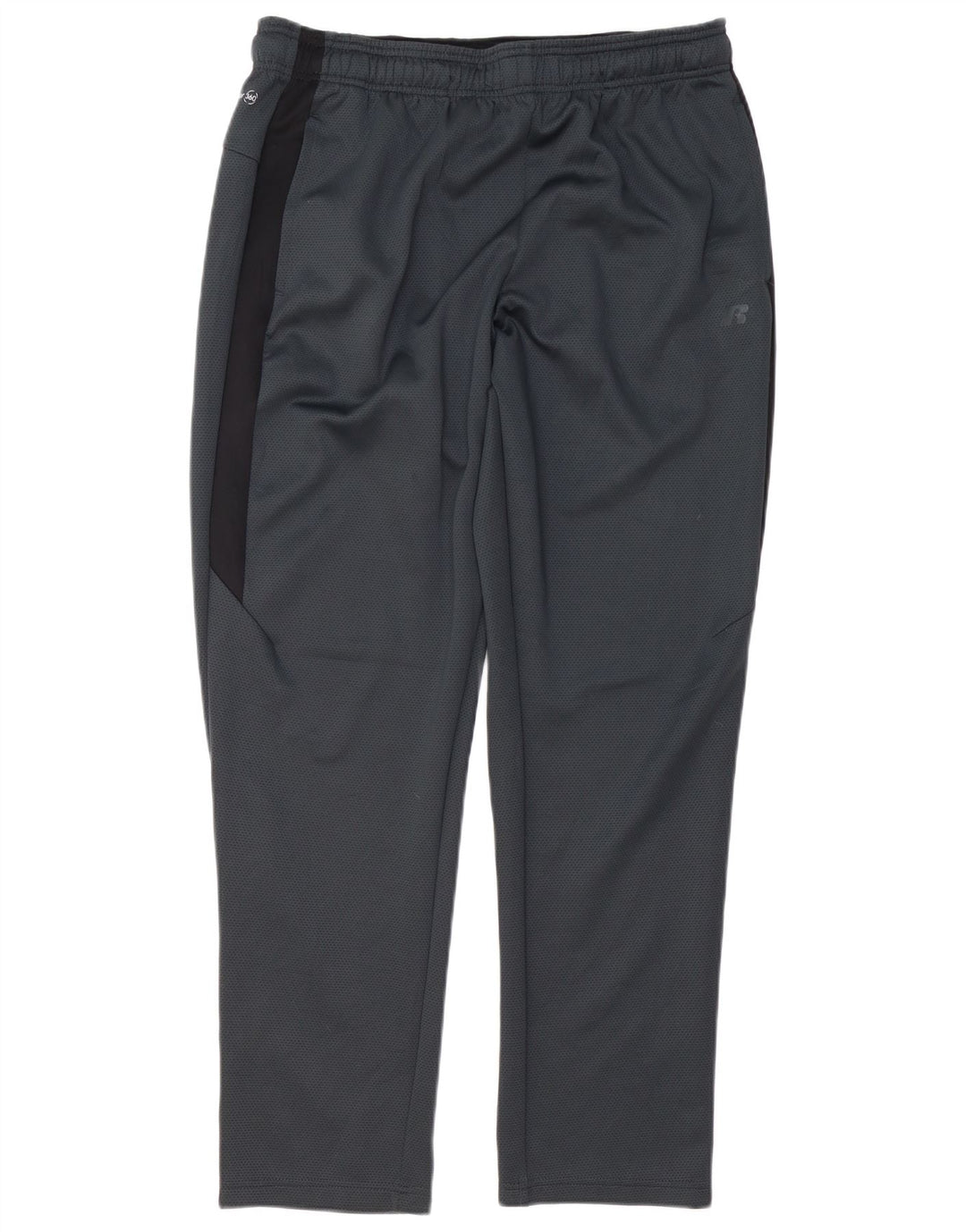 Pantaloni da tuta da uomo RUSSELL ATHLETIC grandi in poliestere color block grigio
