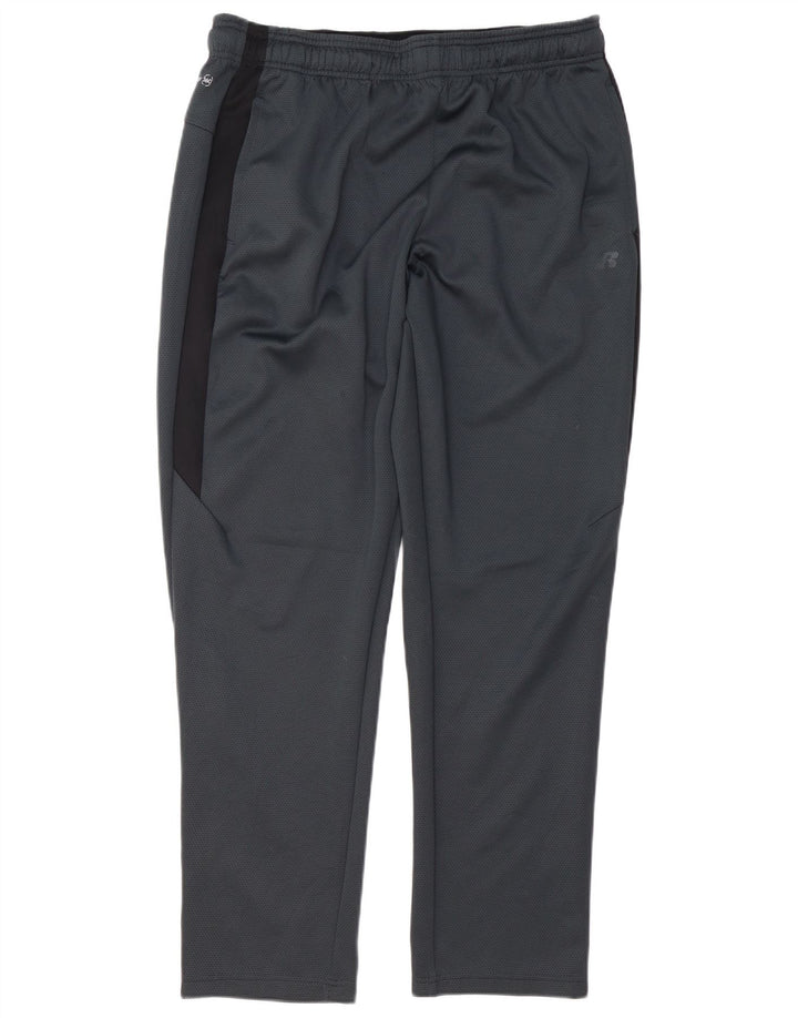 Pantaloni da tuta da uomo RUSSELL ATHLETIC grandi in poliestere color block grigio